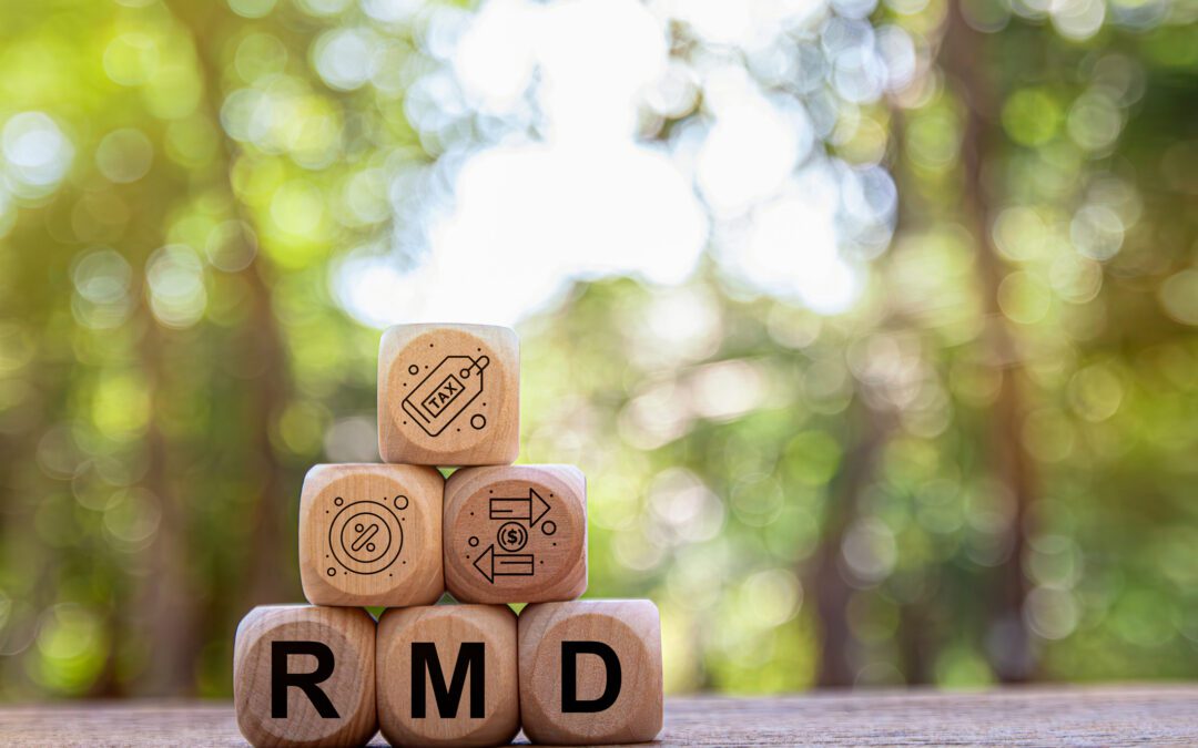 RMD (Required Minimum Distribution) : Required minimum distributions RMD is shown as business concept Minimum Withdrawal Required from Tax-Deferred Retirement Accounts
